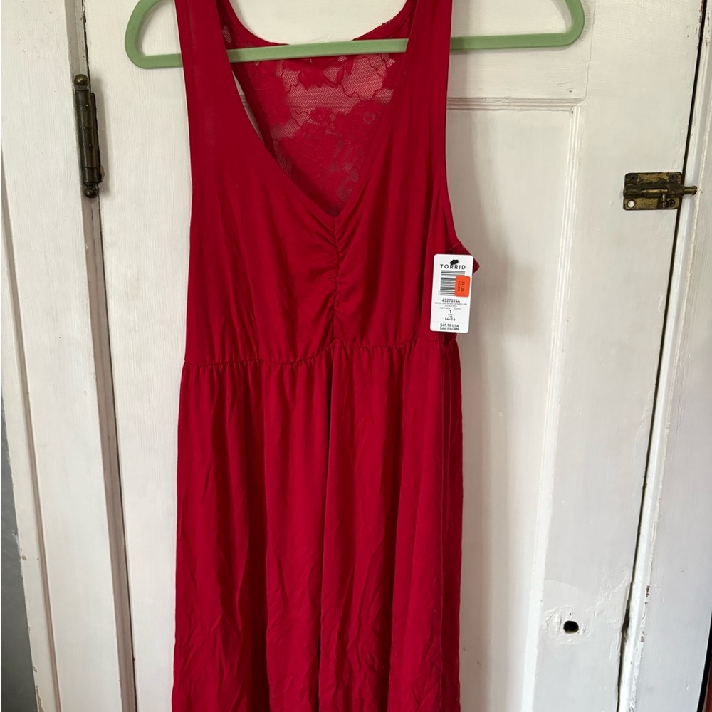 NWT Torrid Lace Racerback Nightgown